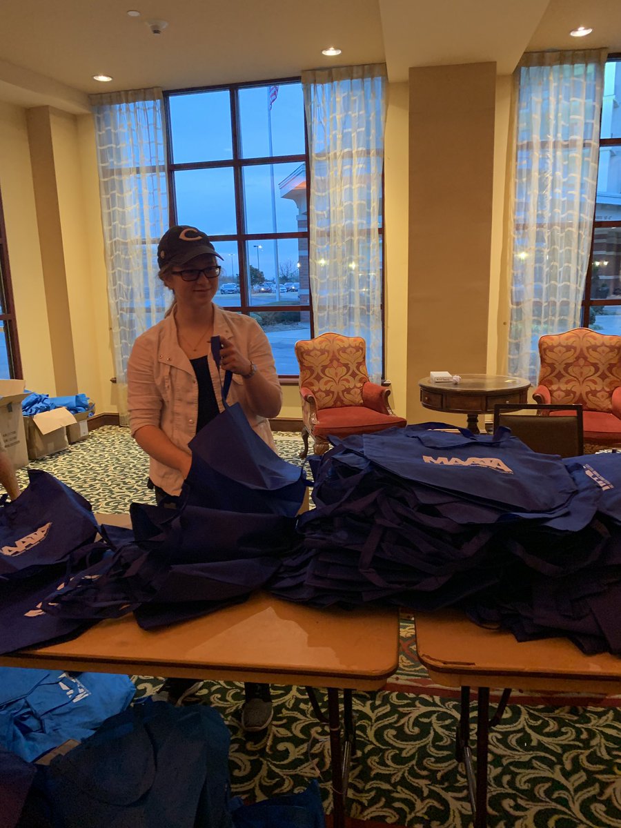 UCMATSA1's tweet photo. With the MAATA district meeting starting tomorrow we have some of our students working hard to get things ready for the days to come! https://t.co/j7thQOdlHN