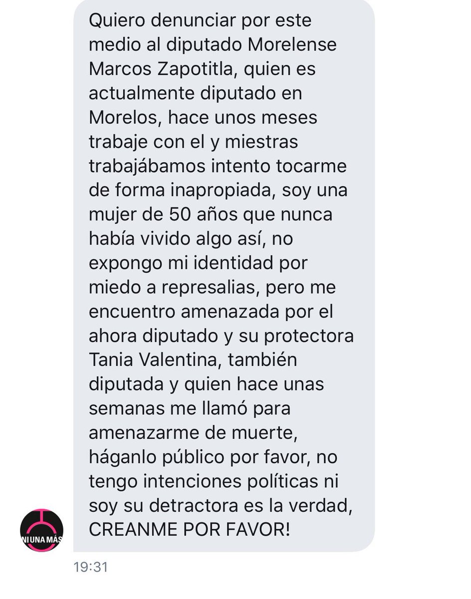 CuernavacaMe's tweet photo. MARCOS ZAPOTITLA BECERRO, diputado de @PartidoMorenaMx en #Morelos, es denunciado a través del movimiento #MeTooPoliticosMexicanos  #NoEstasSola #NiUnaMás https://t.co/TJljPSVCxt