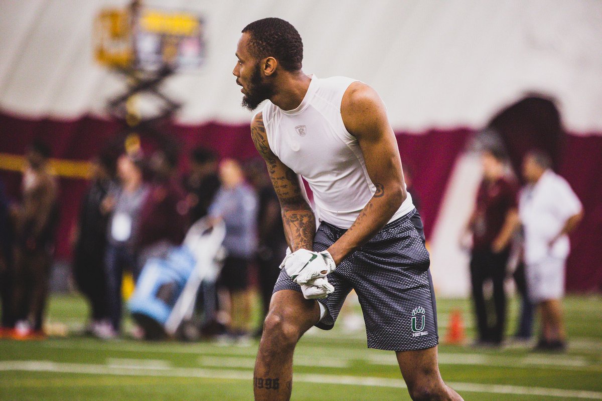 QueseSurrell's tweet photo. I’m just Blessed &amp; highly favored.
Arizona State Univ. Pro Day 2019 ✅ https://t.co/VpOcvx8cMs