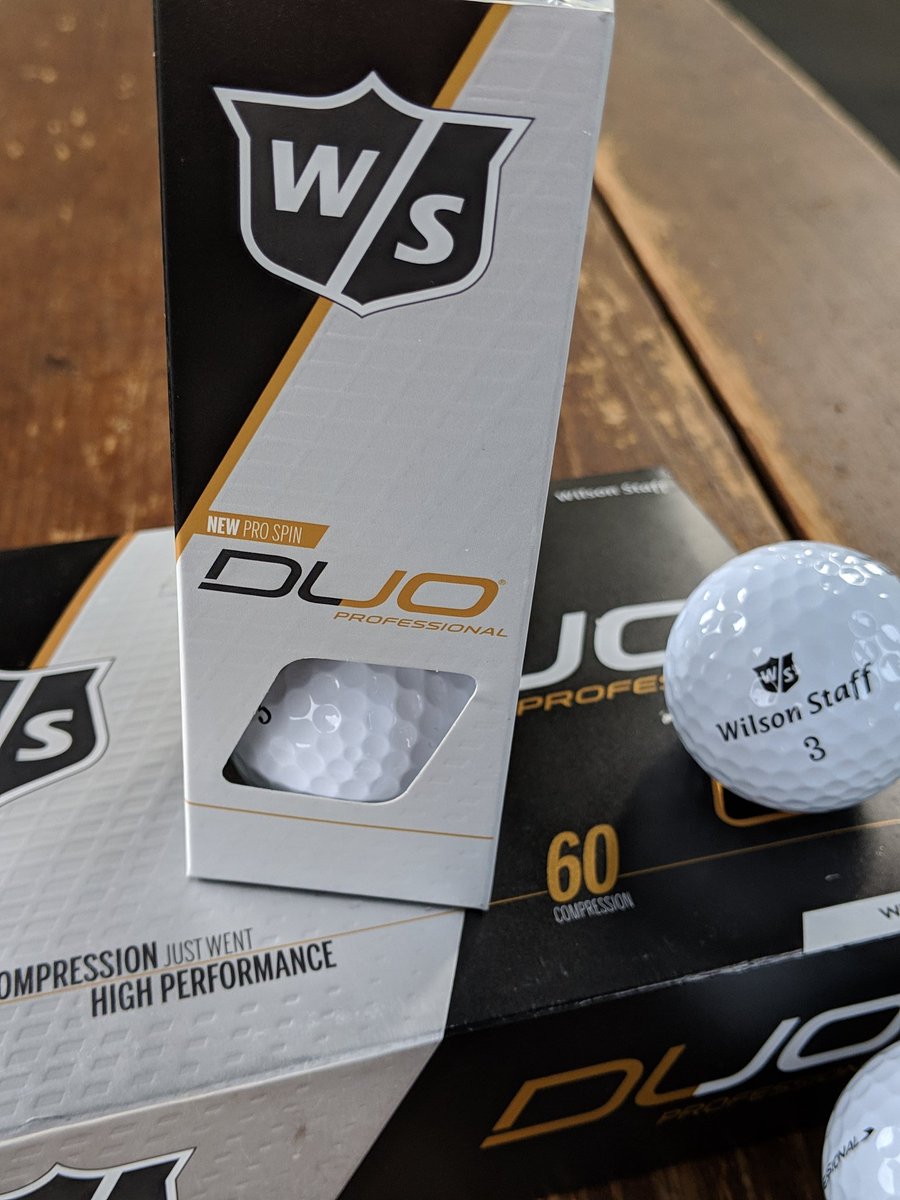 AhsokaDano's tweet photo. Preliminary testing, the @WilsonGolf Duo professional sounds and feels like a golf ball should 👌 #golfballs https://t.co/2Kd3UZEFzH