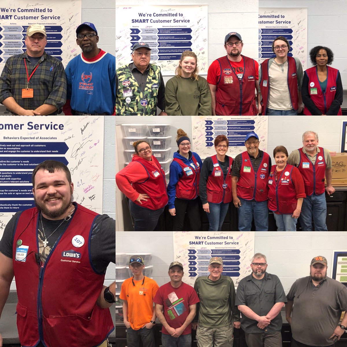 668Lowes's tweet photo. 19 more associates committed to SMART customer service! #SMARTcustomerService #ObsessedWithCustomerService #GoodToGreat #Lowes668 https://t.co/gQz79hZelz