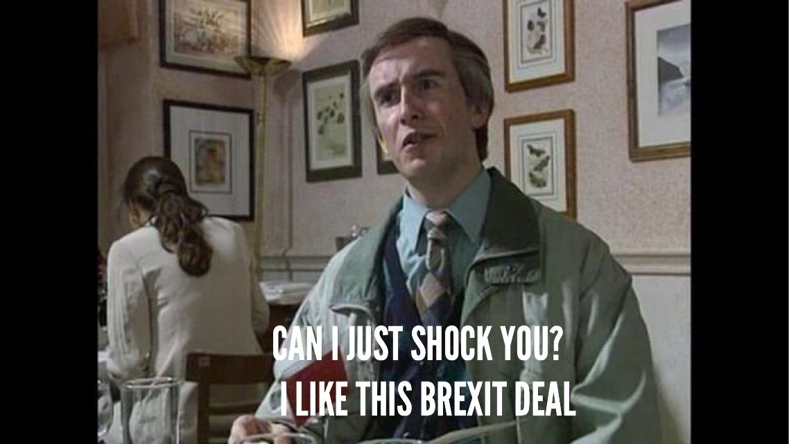 Boris Johnson when he hears Theresa May is willing to resign to pass the deal...
<a href="/AccidentalP/">Accidental Partridge</a>