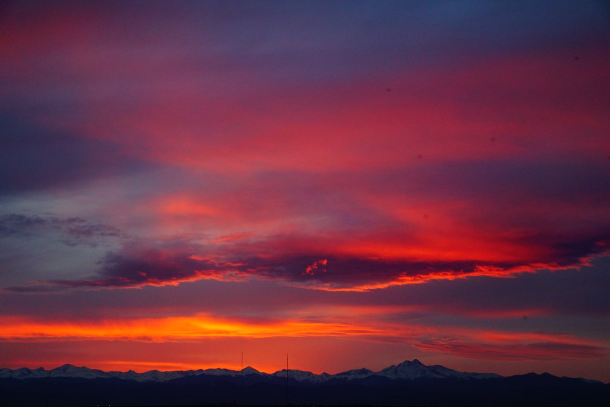 Ft. Lupton, Colorado tonight. 📷: by Josh Martinez
