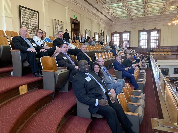 communityisd's tweet photo. CISD Board Members &amp; Superintendent @Dr_RNivens at the Texas Capitol March 26-27 for  meetings w/ Rep @candynoble &amp; @justinaholland as well as Senator @FallonForTexas about the issues impacting our students &amp; schools. #CollinCountyDays #ExperienceTheBLUE https://t.co/hy8jIf4OBe