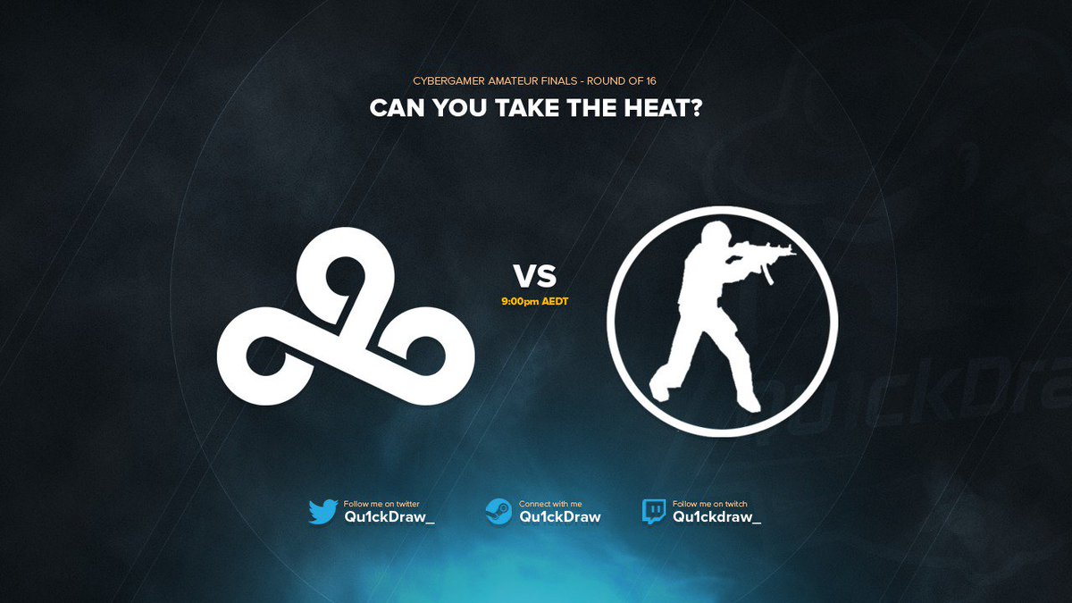 Qu1ckdraw_'s tweet photo. [#CASTING]

In other news, tonight I'll be casting the second game of the @CyberGamerAUS / @LetsPlayLiveHQ Amateur Finals!

🎮@Cloud9Summer15 🆚#TSHH
🗺️TBD
⏰9:00 AEDT

Should be a good game tonight!
#VentureForward | @VentureOCE ⛵️ https://t.co/9RN4U8nG2C