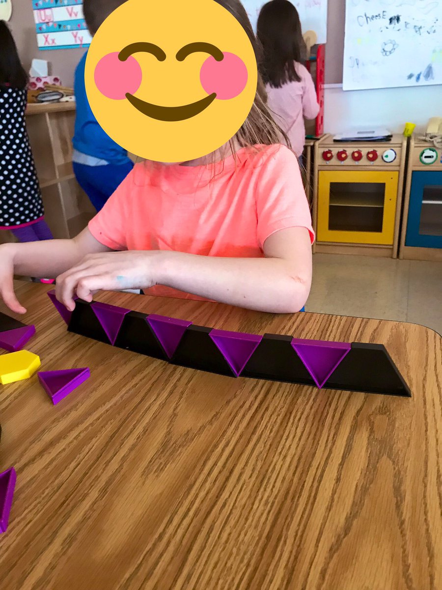 Mrsphillipskin1's tweet photo. Put out #deciblocks to see what my kinders would do. We ended up with amazing standing designs, patterns and problem solving by discovering the possible combinations for building the white pentagon! @OntarioPublic https://t.co/wFfWG9skDp