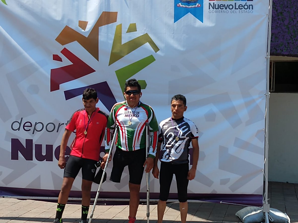 ADESSIREM1's tweet photo. Felicidades a los deportistas Ignacio Elizalde, Horeb Francisco Rodriguez y Juan Carlos Magos que participaron este fin de semana en el 1er serial de Para ciclismo, Monterrey 2019. Gracias Prof. Eli Froebel Vergara por su apoyo. #deporteadaptado #mexiquenses #adessirem https://t.co/eEWcfGQf8N