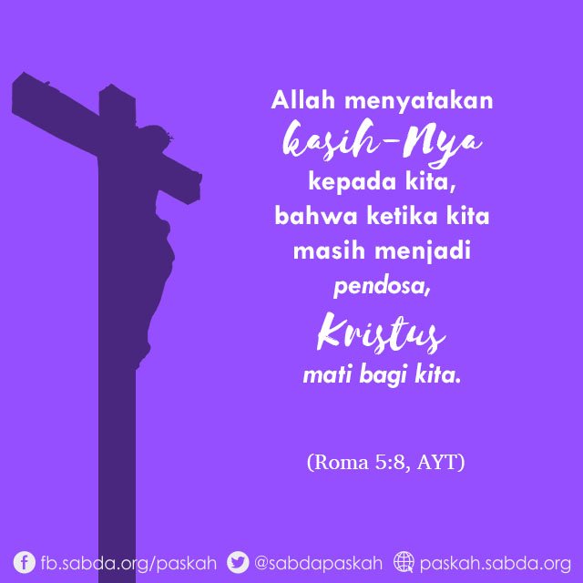 sabdapaskah's tweet photo. #Paskah #Passover #SABDA #kasih #sacrified #WordofGod #AYT https://t.co/FjvChWYfms