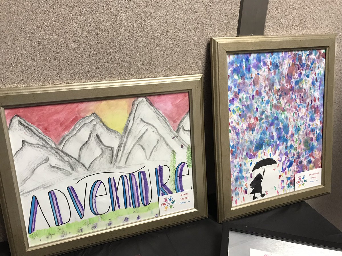 bethany_rad's tweet photo. Thank you to everyone who came to the primary and intermediate art show! Special thank you to PTO/parent volunteers for organizing the event, with set up, take down and framing! If you missed the show, you can still purchase your student’s artwork in a frame through Friday! https://t.co/DpifoHB5RK