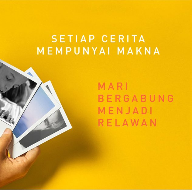 Yuk ambil bagian untuk menjadi salah satu dari tim kami. Daftarin diri kamu melalui  bit.ly/2TCMXo3