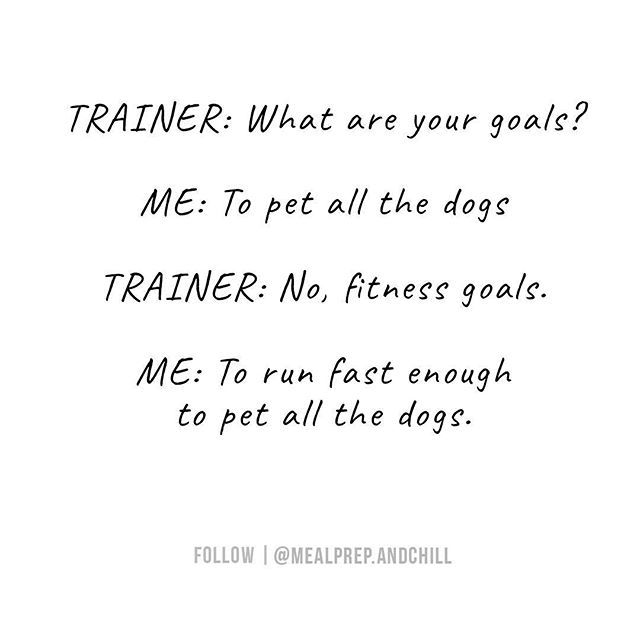 MealPrepster's tweet photo. Reasonable goals, no?? 🐶 Tag dog loving friends! https://t.co/qG8UgGd6kt https://t.co/ehW70Ler3W