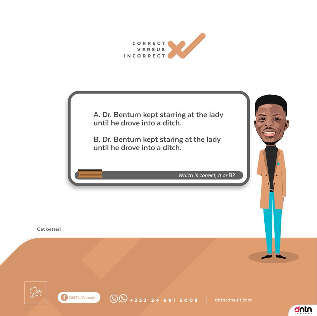 dntnconsult's tweet photo. What do you think?
#correctvsincorrect

@UNESCO @Grammarly @UniofOxford @thenanaaba https://t.co/uetLacCl73