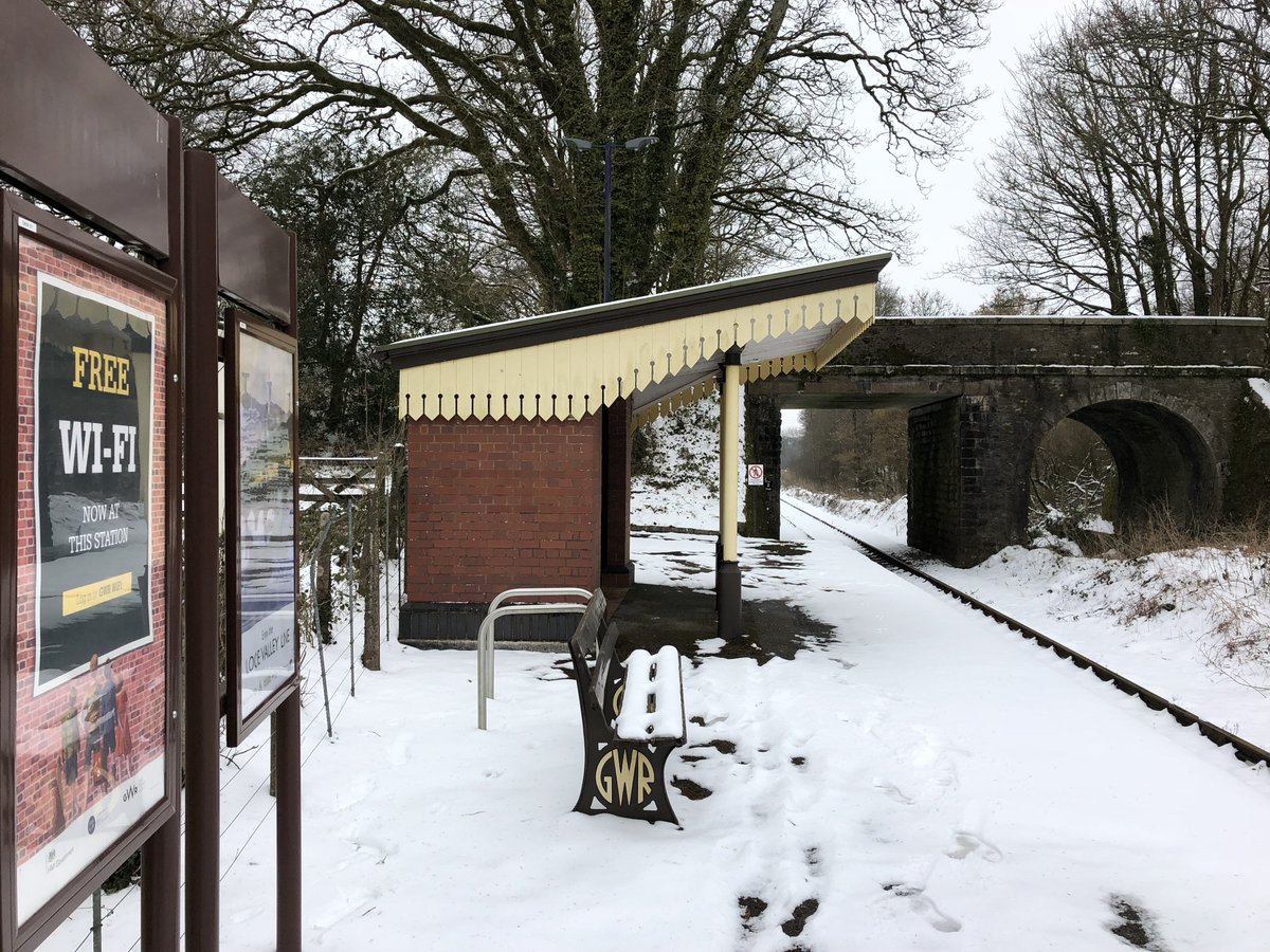 every_station's tweet photo. #ThrowbackThursday
Back to March 2018 on my trip to #Cornwall.
Unfortunately my challenge had to be suspended due to the snow. But the walks were beautiful in the snow.
#StKeyneWishingWellHalt
#Looevalleyline
#Looe
@GWRHelp https://t.co/738tkySEUq