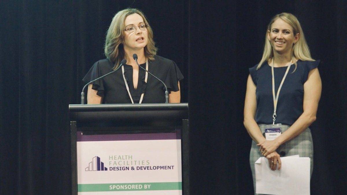 MaterNews's tweet photo. Donna Bonney &amp; @InSituSteph Steph Barwick presented at #ahw19 on how healthcare organisations can use simulation to optimise delivery of care. See how #optisim can take your healthcare delivery to new heights-stop by HF20 for a chat. #matereducation #mater https://t.co/Ty5jJCEqWH