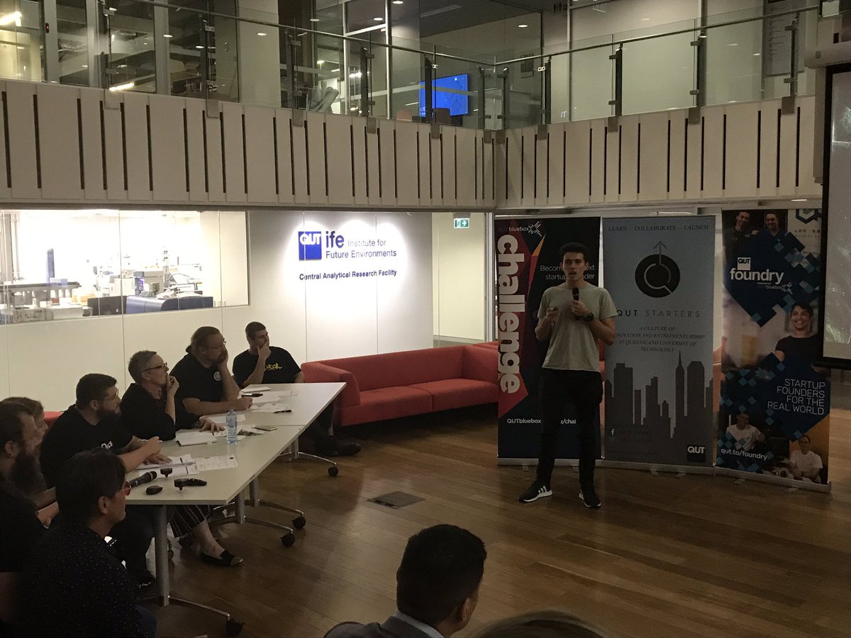 QUTEship's tweet image. #QUT @startuphatch pitch 🎤by Noah, #founder of  #Receiptless = a free app for consumers to digitally archive your #receipts to save ⏰ &amp;amp; the environment, &amp;amp; make #tax &amp;amp; refund times easier, w/ future  #analystics business for #retailer partners. @QUTStarters #QUTentrepreneurship