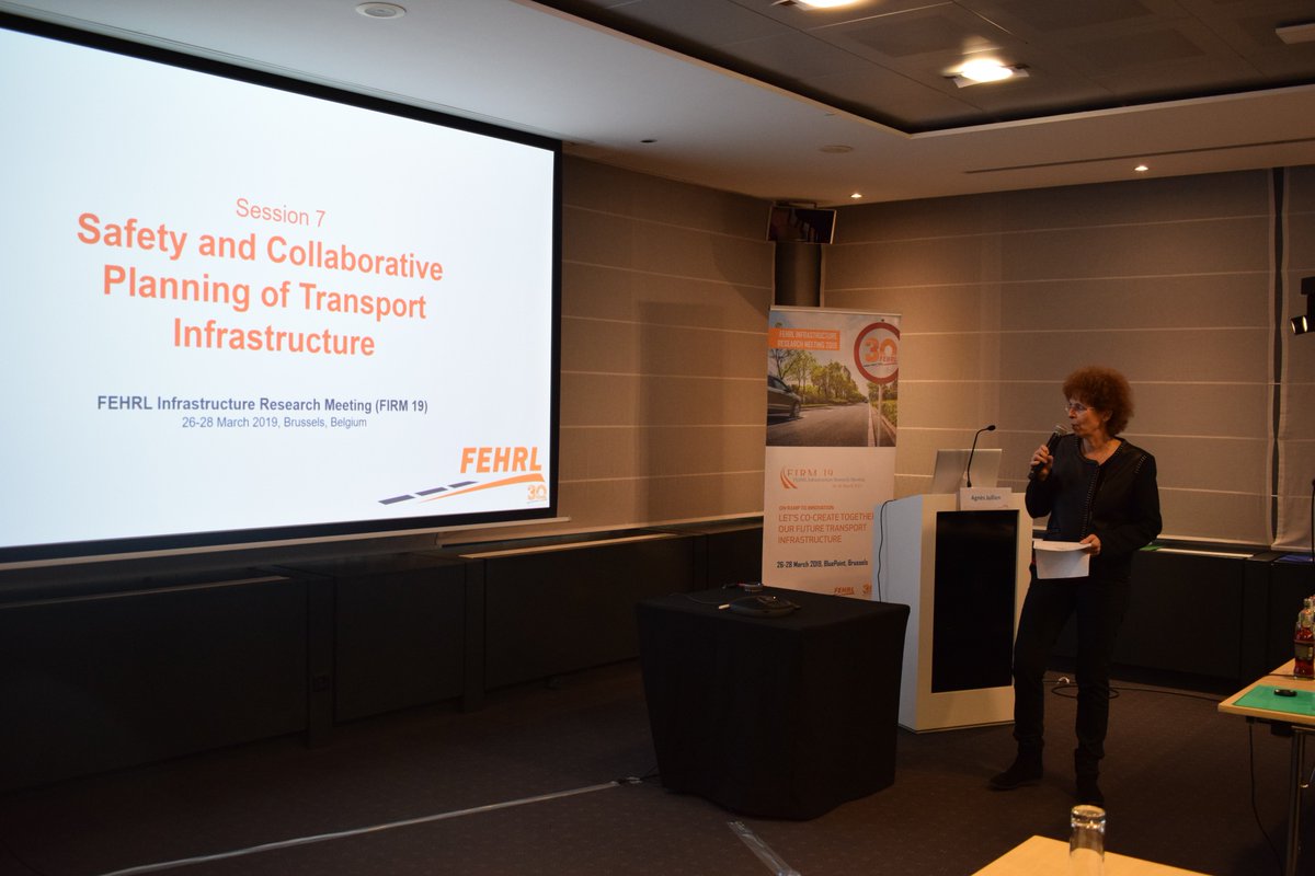 fehrlcomms's tweet photo. #firm19 - DAY 3 - Session 7: "Safety and Collaborative planning of Transport Infrastructure", with Moderator:Agnès Jullien, Executive Committee Member, @FEHRL_comms https://t.co/UvB4e8MJWe