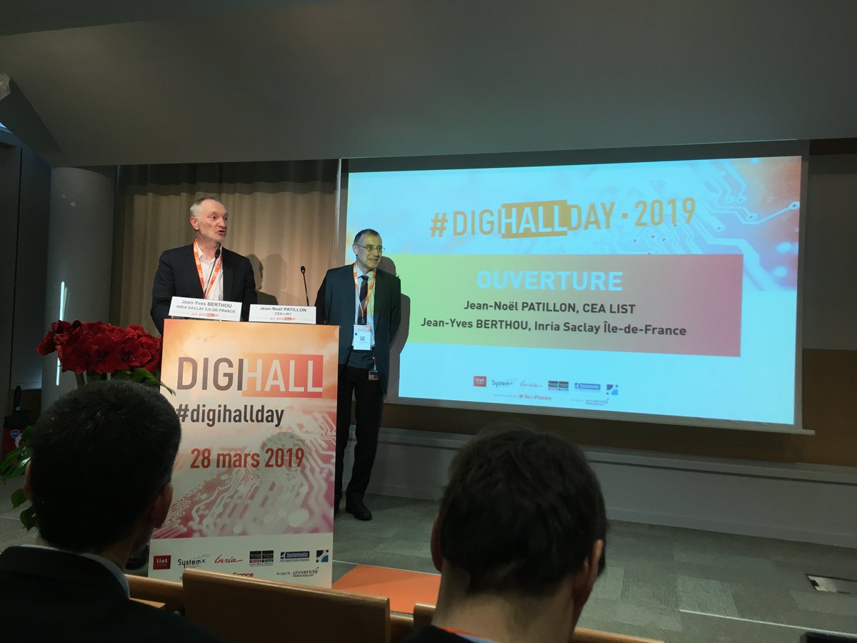 DIGIHALL_DIH's tweet photo. «  Nous souhaitons apporter une excellence commune autour de la création scientifique. #DigiHall accueillera cette dynamique dans les années qui viennent » #JeanYvesBerthou Directeur @Inria_Saclay https://t.co/udM0fhWSLM