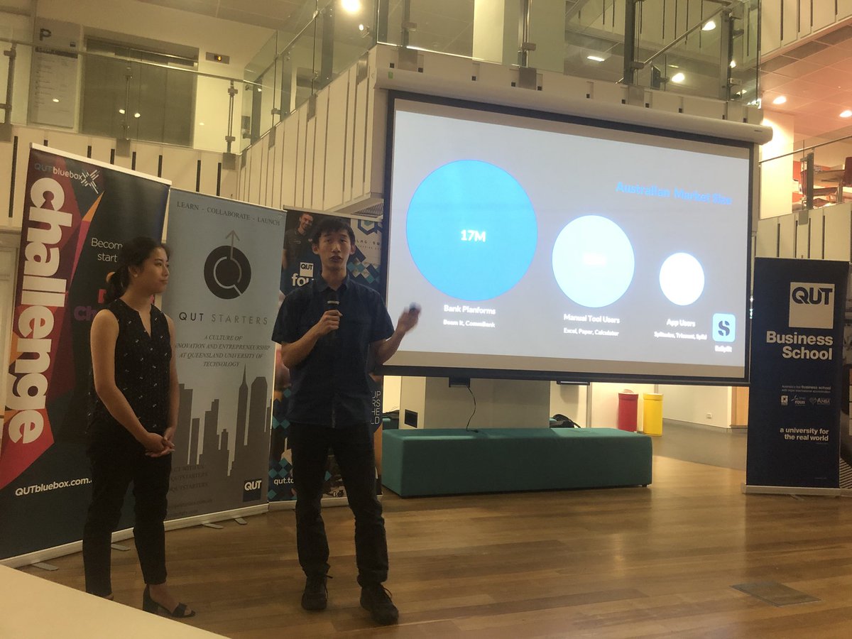 QUTStarters's tweet image. Pitch 2: EzSplit - the easiest way to split and track group expenses