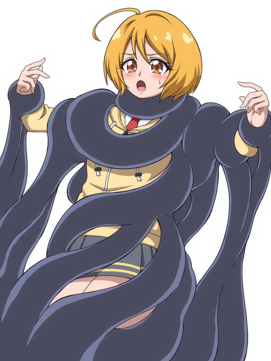 ドロドロした物体に取り込まれる輝木ほまれちゃん 