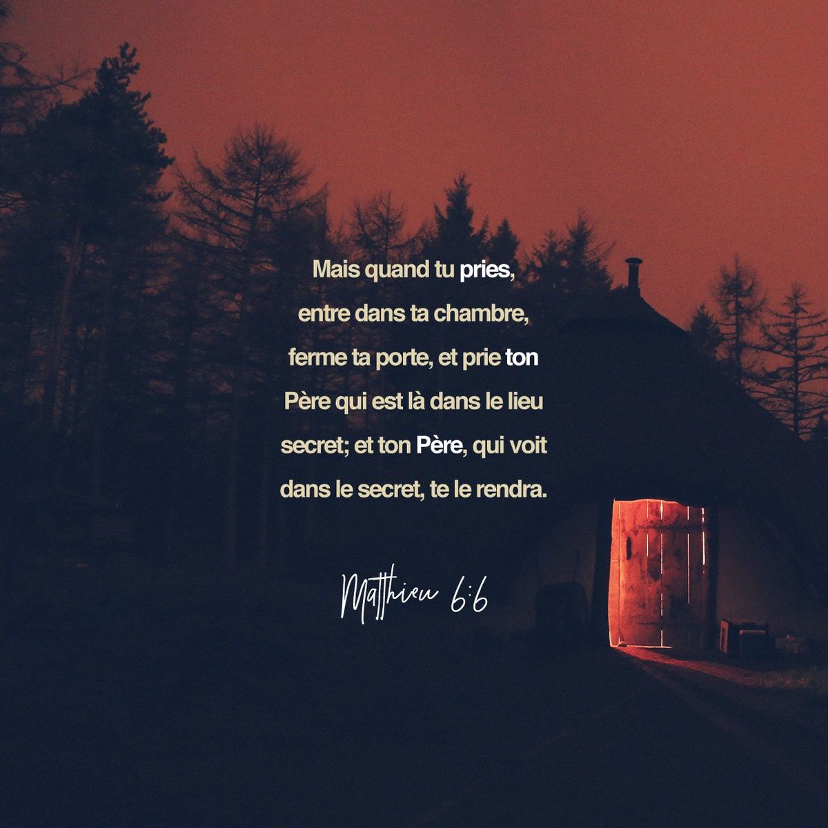 adyambo's tweet photo. Mais toi, quand tu veux prier, va dans la pièce la plus cachée de la maison. Ferme la porte et …
https://t.co/U6ht7iNVja https://t.co/CfAumKdThV