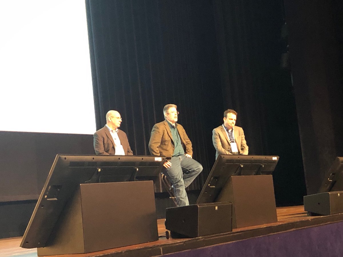 ChristySpokely's tweet photo. ⁦@mattbarbour⁩ ⁦⁦⁦@KeesHert⁩ and ⁦⁦@PaulMare answering questions at #UserGroupSummit https://t.co/Ivhh9NOuv1