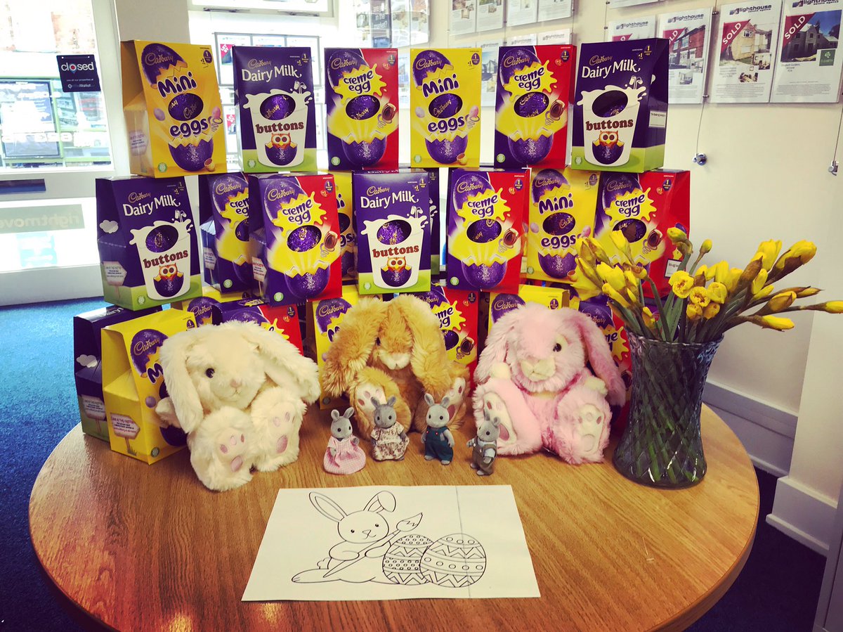 LighthouseEst's tweet image. Hey Kids, It's Competition Time...
Win one of our Fabulous Easter Bunnies &amp;amp; get a Free Easter Egg, call into our office and collect one of our colouring sheets and get colouring, return it back to our office with your details before Friday 12th April and get your Free Easter Egg