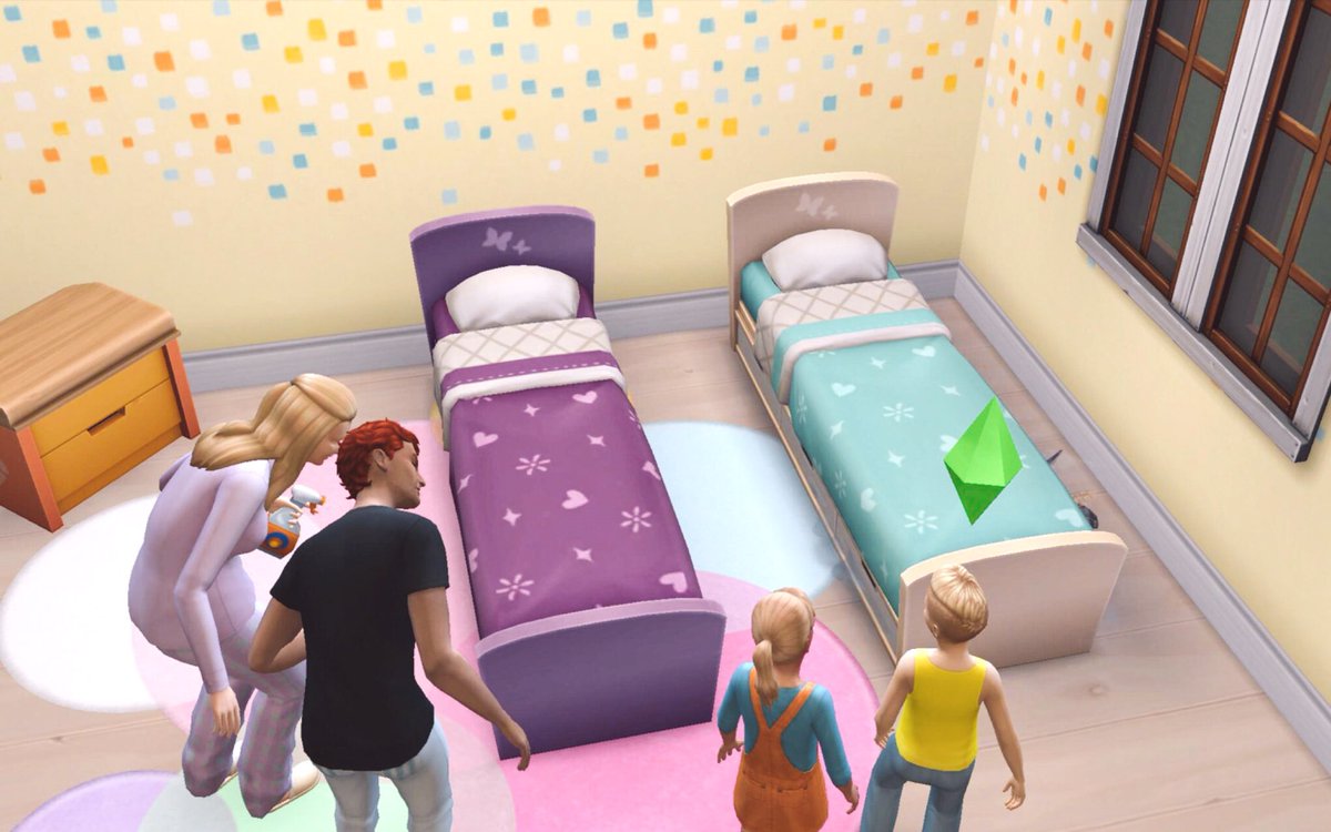 ｐａｎ On Twitter ベッドの下にモンスターがいる と深夜に叩き起こされた夫婦 何もいないじゃないの という結果になったみたいですが これって本当にモンスター出るんだね 信じてもらえなくてうなだれる子供たち かわいそうだけどかわいい Thesims4