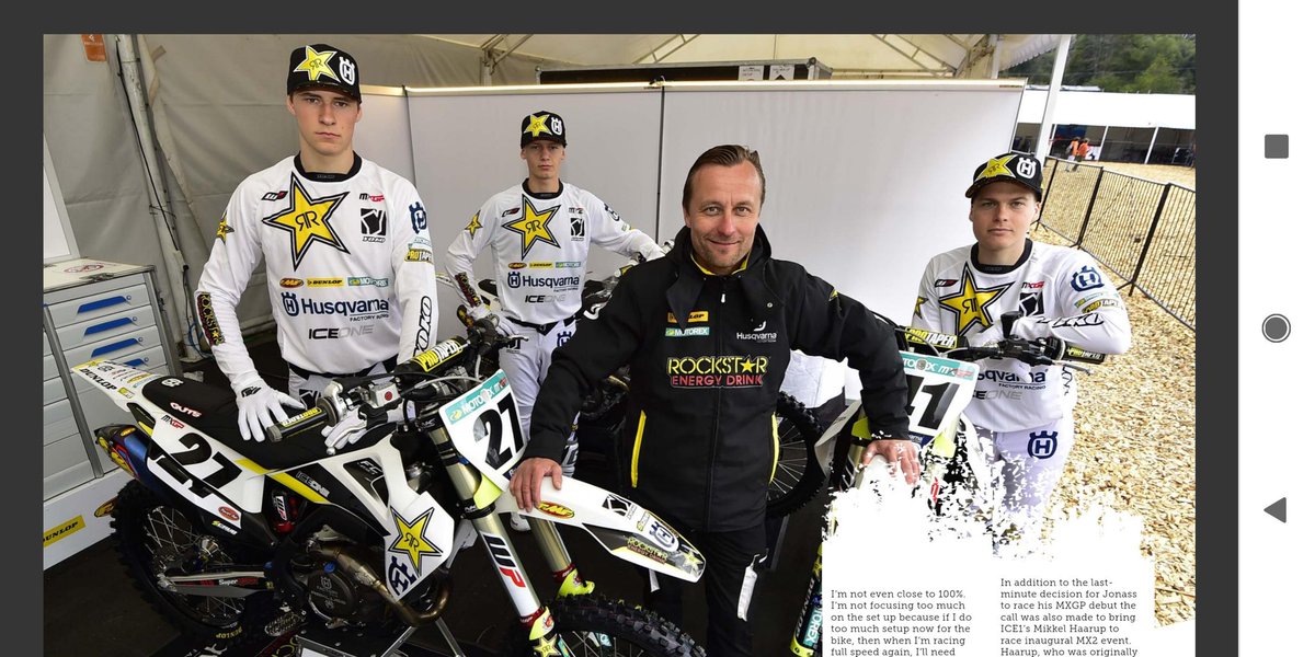 mxgp's tweet photo. @RFebvre461, Henry Jacobi, and @Rockstar_Racing MXGP team Manager Antti Pyrhonen are on this week's studio show at the MXGP of the Netherlands! Comment with your questions for us to ask... #MXGP #Motocross #MXGPNetherlands #AskMXGP https://t.co/MFeoxHrfKQ