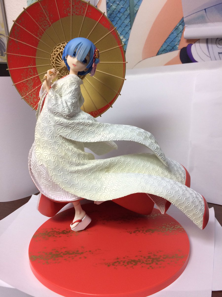 F Nexの美少女フィギュアのレム白無垢が届く Togetter