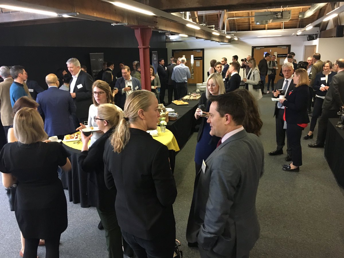 ChrisHallamLaw's tweet photo. Good crowd already for our @CMS_law Connected Future Cities event with @PlaceNorthWest and @placetech at @sim_manchester #CMScities https://t.co/xIfFX9Yqgk