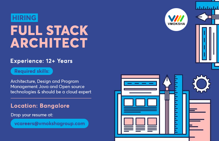 InfoVmoksha's tweet photo. Looking for a Full-stack Architect. For details -https://t.co/keHIltyExG
Drop your resume now at vcareers@vmokshagroup.com if you are with relevant experience.
Job Location: Bangalore
EXp: 12+ Yrs
#BangaloreJobs #Jobs #Hiring #BangaloreHiring 
#FullstackArchitect https://t.co/MdfNr7rXKe