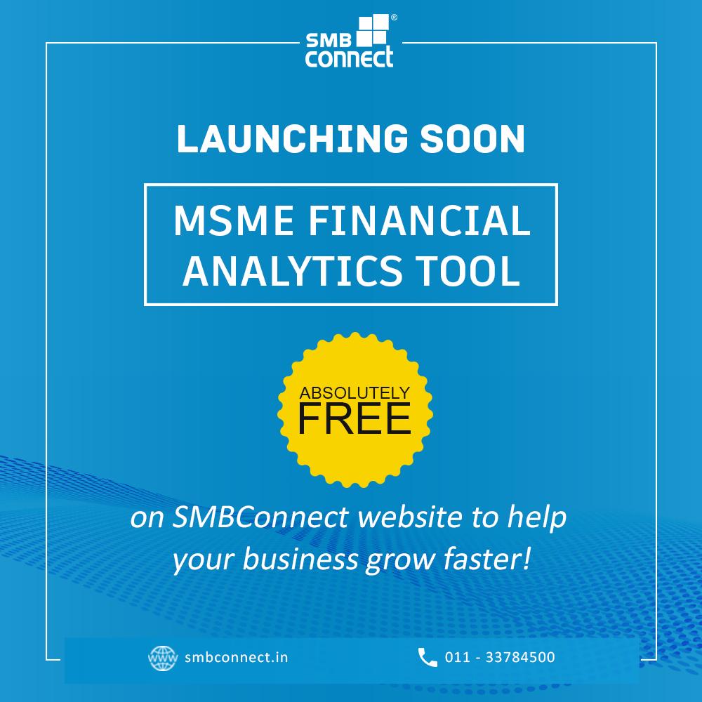 SmbConnect2015's tweet photo. We bring to you SMEA’s MSME Financial Analytics Tool absolutely free to help you analyse your financial statements deeply & to make financially sound decision.
#MSMEAnalytics #FinancialAnalytics #LaunchingSoon #SMEA #Entrepreneurs #SmallBusiness #BecauseSmallCanBeBig #SMBConnect https://t.co/xIR0Kj5xeT