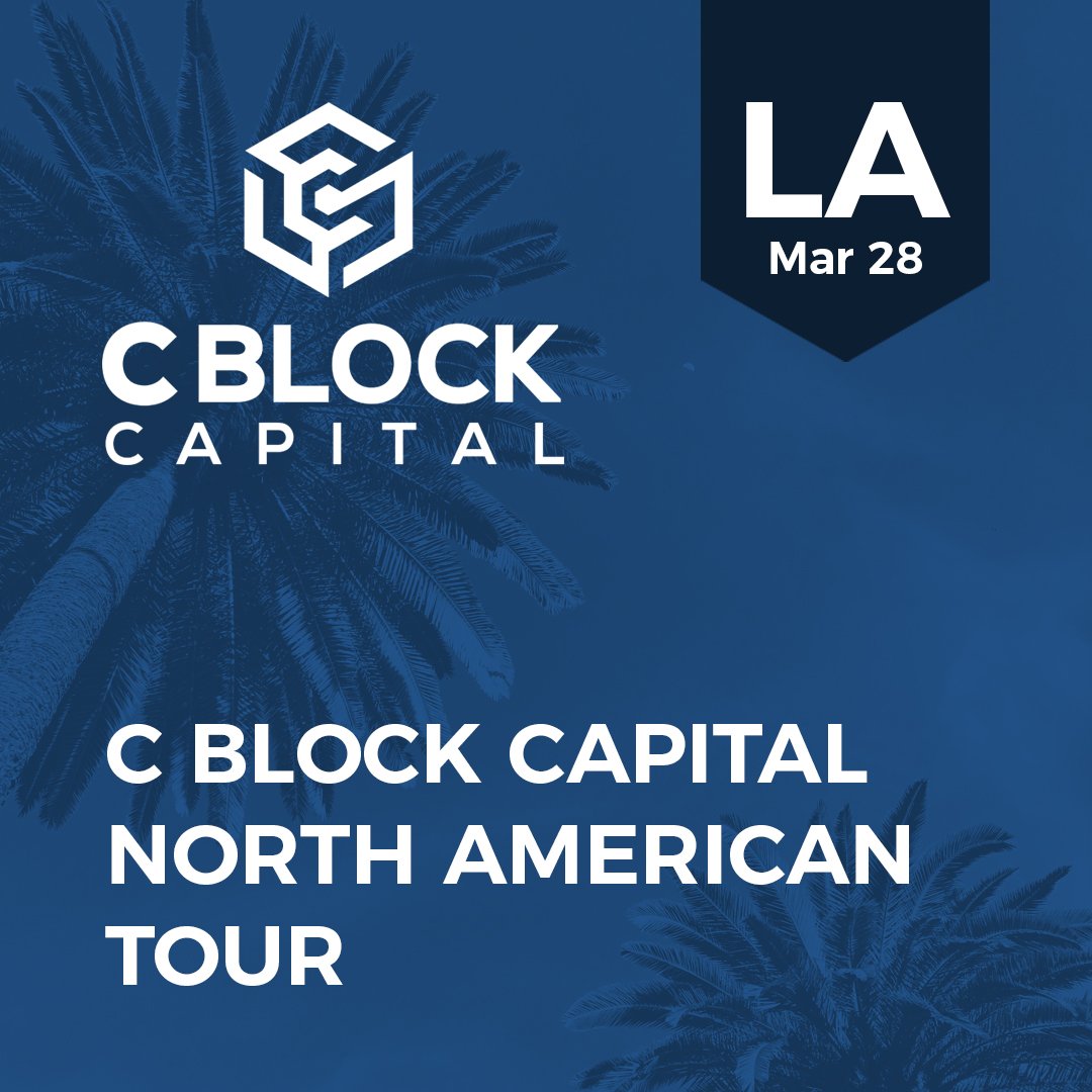 C Block Capital has arrived to Los Angeles! LA &amp; Palo Alto (tomorrow) are our last stops in the US. If you are in town, feel free to reach out!

From,
C Block Capital team.

#UStrip #businesstrip #CBlockCapital #securitytokens #LosAngelesCA