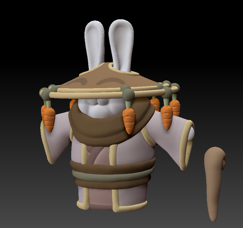 TheBeastjaeger's tweet photo. Old Granny Rabbit for our game @JagerWare 🐰

 #gameart #zbrush2019 #gamedev #indiedev #characterdesign #OriginalContent https://t.co/CPZ5zgrqu8