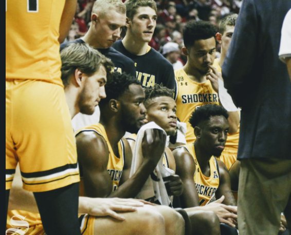 SaraOJones1's tweet photo. Where would we be without these two? Senior leadership with @sjones2200 and @ThatMcDuffieKid has carried the Wichita State Shockers all season. Bridge to a new era. #ShockerProud #TicketToRide #KeepBuilding #KeepBelieving #GrindToRide https://t.co/IlKEGMeQxx
