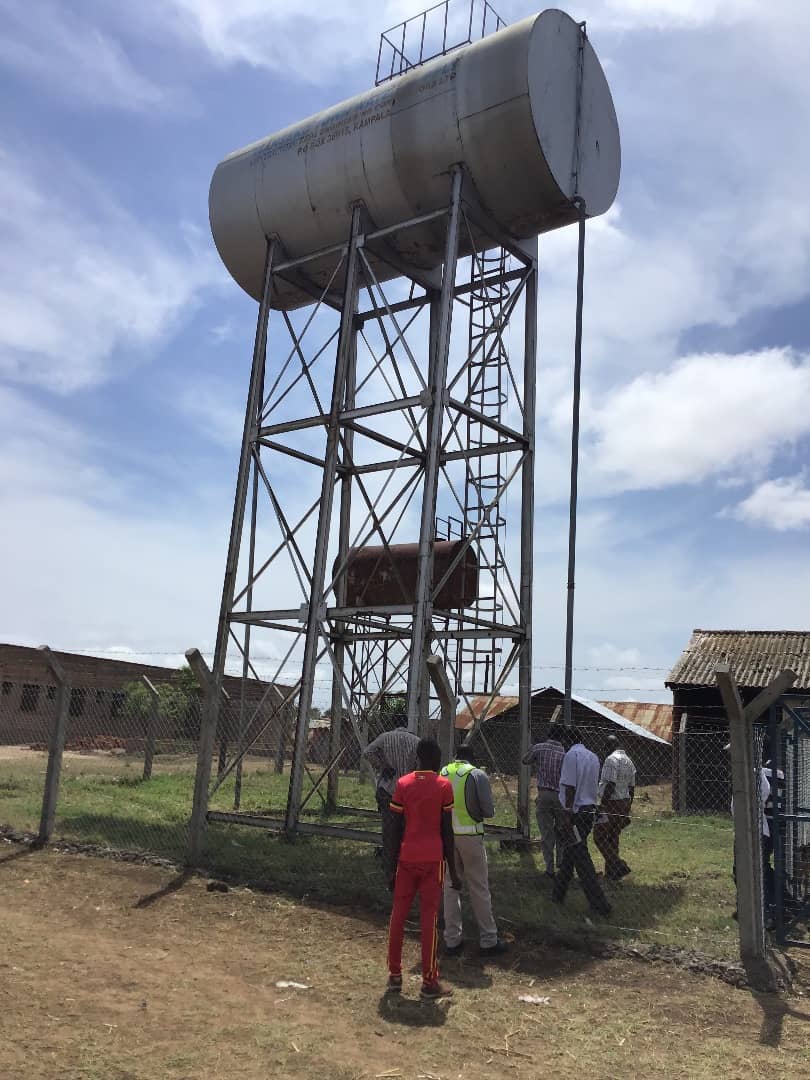 min_waterUg's tweet photo. #MWEworks:Total E&amp;P, @UmbrellasWatsan-Central Authority, WSDF-Central &amp; the District Water Officer of Buliisa inspecting the on-going construction works of Wanseko Towns Water Supply &amp; Sanitation System in Bullisa district.@okidi64 @HonKibuule @Total @TotalUgandaInfo @MosesWatasa https://t.co/vYhi4ryKFr