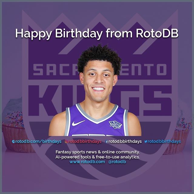 rotodbbirthdays's tweet photo. https://t.co/RpeK9045Cn Happy 24th Birthday Justin Jackson (Sacramento Kings) from @rotodb #HappyBirthday #HBD #Birthday #CakeDay #Sports #Fantasy #FantasySports #NBA #NationalBasketballAssociation #Basketball #FantasyBasketball #Hoops #Hoop #SacramentoProud #Sacramento #Sacram… https://t.co/MMmin4y25Y