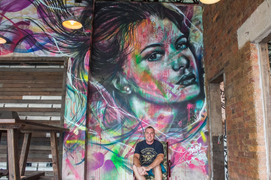 "Some of the work is 15 to 20 years old, and I look around and I see all the names I know from my graffiti history." | Graffiti time capsule preserved in plans for iconic skate rink ab.co/2FwZ2WY  <a href="/streetartbris/">Street Art Brisbane</a> <a href="/abcbrisbane/">ABC Brisbane</a>