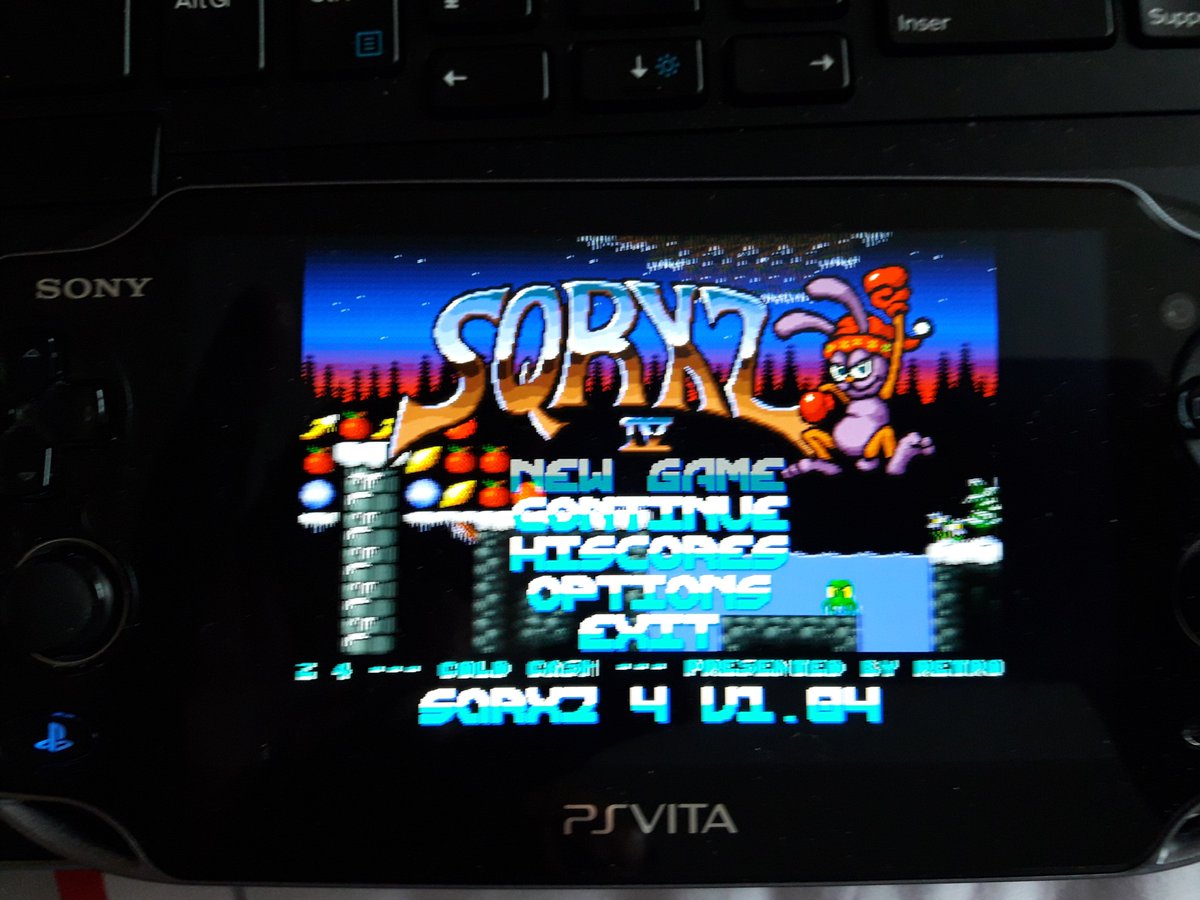 RGgamedev's tweet photo. Thor is heavily working on a #psv #playstationvita port of Sqrxz 4. #game #homebrew #sqrxz. It's playable already! https://t.co/L8sw42Soyp