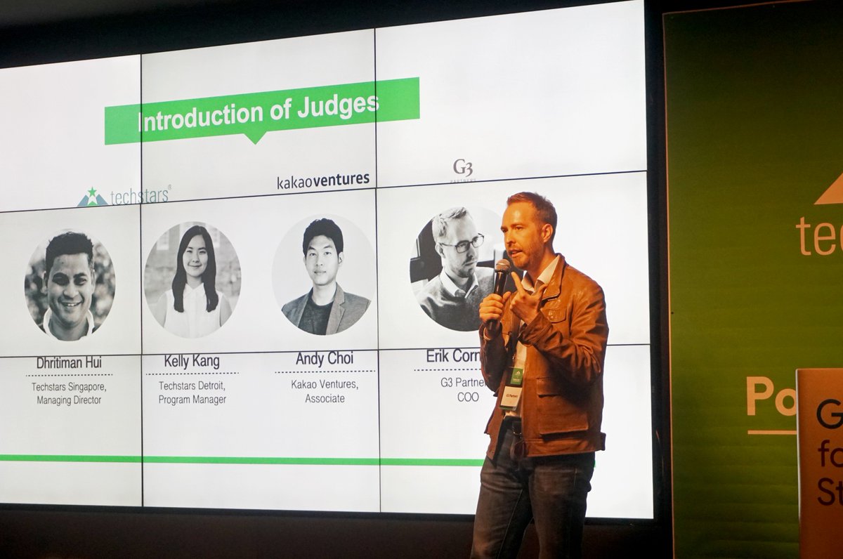 G3Partners's tweet photo. Great event last night alongside #PowerPT, @techstars and @KakaoVentures! ✨ Congrats to the winners @RemoteMonster on a wonderful pitch for Elastic Live, a live broadcasting platform! 🏆 https://t.co/jJIFXPAcyX