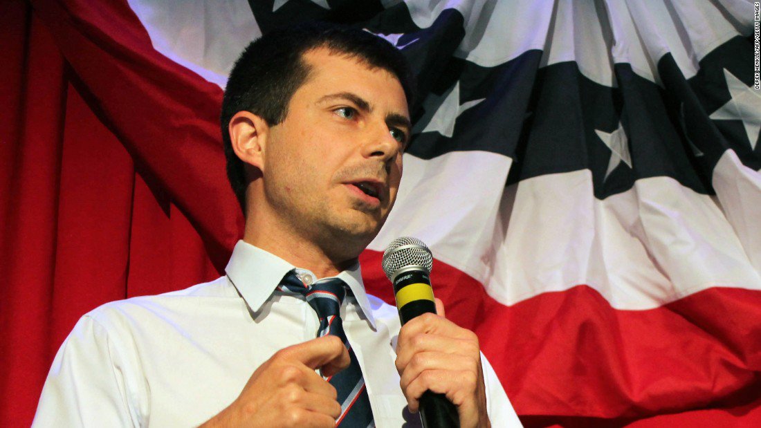 CNNPolitics's tweet photo. Pete Buttigieg just nailed what Hillary Clinton did wrong in 2016 | Analysis by CNN's Chris Cillizza https://t.co/NZaCB5C8YI https://t.co/8wl5INllZX