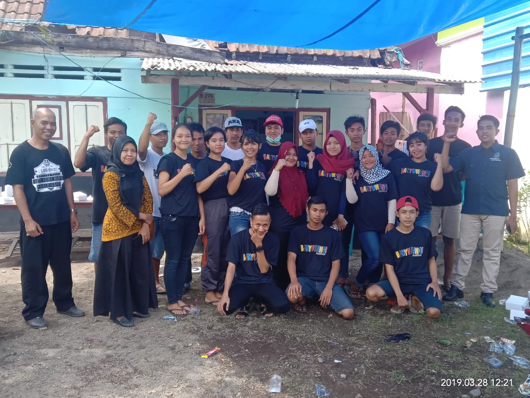 Kegiatan Pelatihan Bimbingan Teknis Produksi Sablon di Desa Bedewang Kecamatan Songgon sekaligus Penutupan Pelatihan.