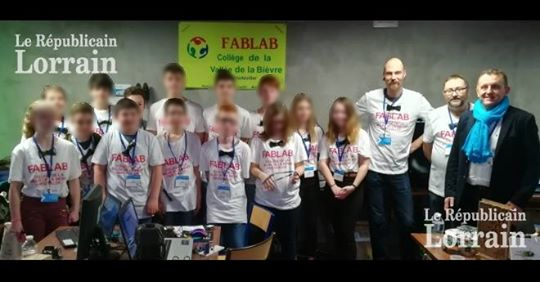 technozone51's tweet image. @technozone51 au #jane2019 . Deux riches journées avec les membres du #fablab du collège de la vallée de la bièvre à rencontrer les professionnels de l&apos;enseignement et le public. Un lien vers l&apos;article du républicain Lorrain : bit.ly/2FAtory
