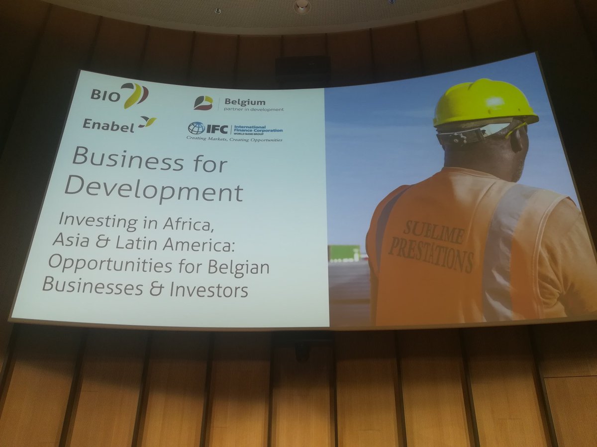 jeanvanwetter's tweet photo. Business for Developement conference today @deloitte HQ in #Brussels, organised together by @BIO_Investments @Enabel_Belgium @IFC_org and @BelgiumMFA. Discussing what are the opportunities for Belgian businesses to invest in low income countries and contribute to development? https://t.co/nmvRjsvxDr