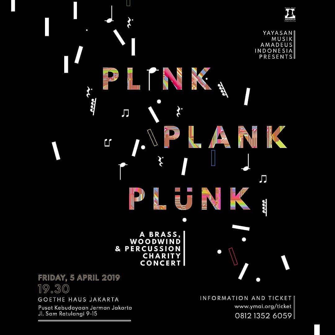 [INFO KONSER]

Are you ready to shake, shake, shake, Señora? Come to Plink Plank Plunk concert on Friday, 5 April 2019, 7.30pm at GoetheHaus, Menteng.

For tickets and information,
Click ymai.org/ticket or contact us at (021)725-6557 or 0812-1352-6059
@ymamadeus