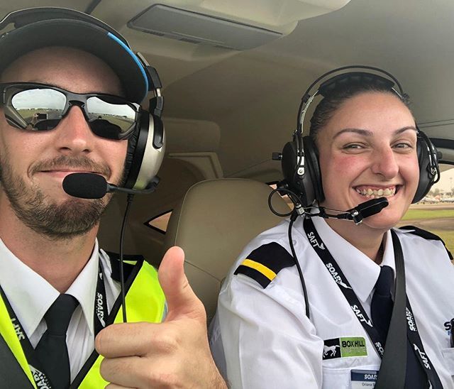 SoarAviationAu's tweet photo. What does it feel like to complete your first solo? Just look at that smile!
Congratulations to Bankstown Student Oriana on your massive milestone. We’d be smiling too!💯💯💯 #soar #pilotschool #flyaustralia #lightsportaircraft #bristell #foxbat #pilotl… https://t.co/m0mR0JyLvl https://t.co/XsJHnT8grh
