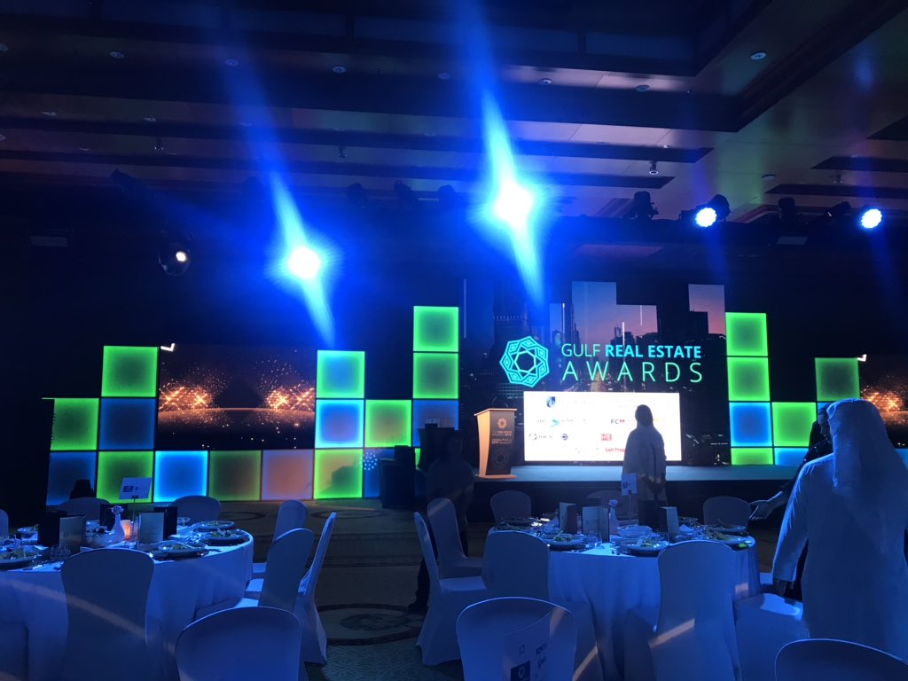 WeShareProperty's tweet photo. Award night! We had a great time last night at the @GulfREAwards where we were a finalist for Best #tech in #realestate . Great to see sustainable development and customer experience categories as well as the more traditional ones. Huge congratulations to all the winners! https://t.co/YUZIFXZDw5