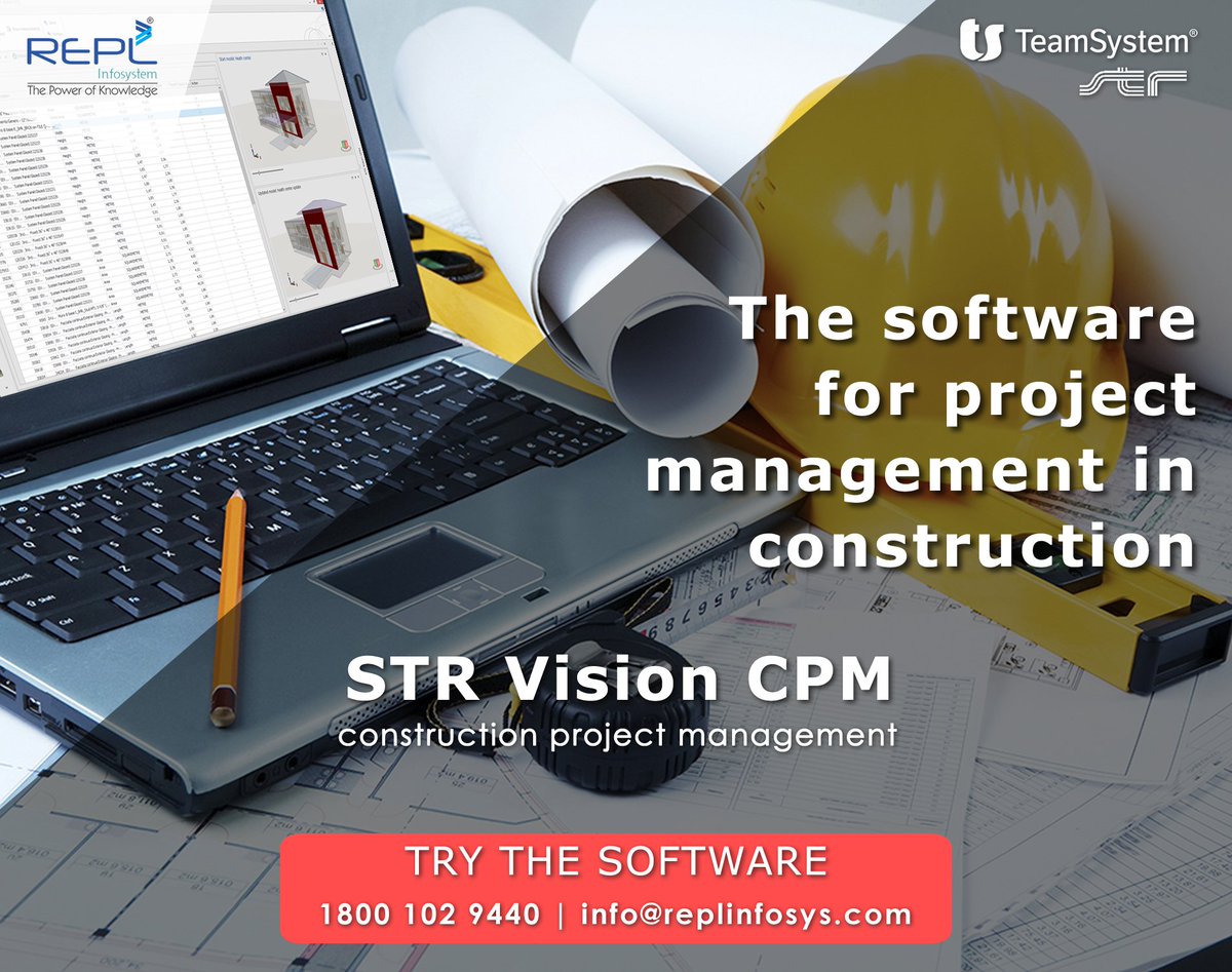 RIPL_Noida's tweet photo. STR Vision CPM is an advanced flexible software tool for building operators, professionals, contractors &amp; Public Administrations to manage estimation, safety, jobs accounting &amp; planning of both small projects and major works. Try the software today!!
#STR #STRVisionCPM #RIPL https://t.co/xAKrzp3Ozd