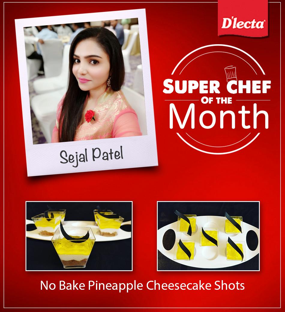 dlectaproducts's tweet photo. Congratulations to our #SuperChef of the month - Sejal Patel, a home-baker.
Click the link below to access Sejal's No Bake Pineapple Cheesecake Shots recipe.
https://t.co/gGfutUt5QY
#Dlecta #Chef #Homebakers #HomeChefs #Baker https://t.co/DXlqury1on