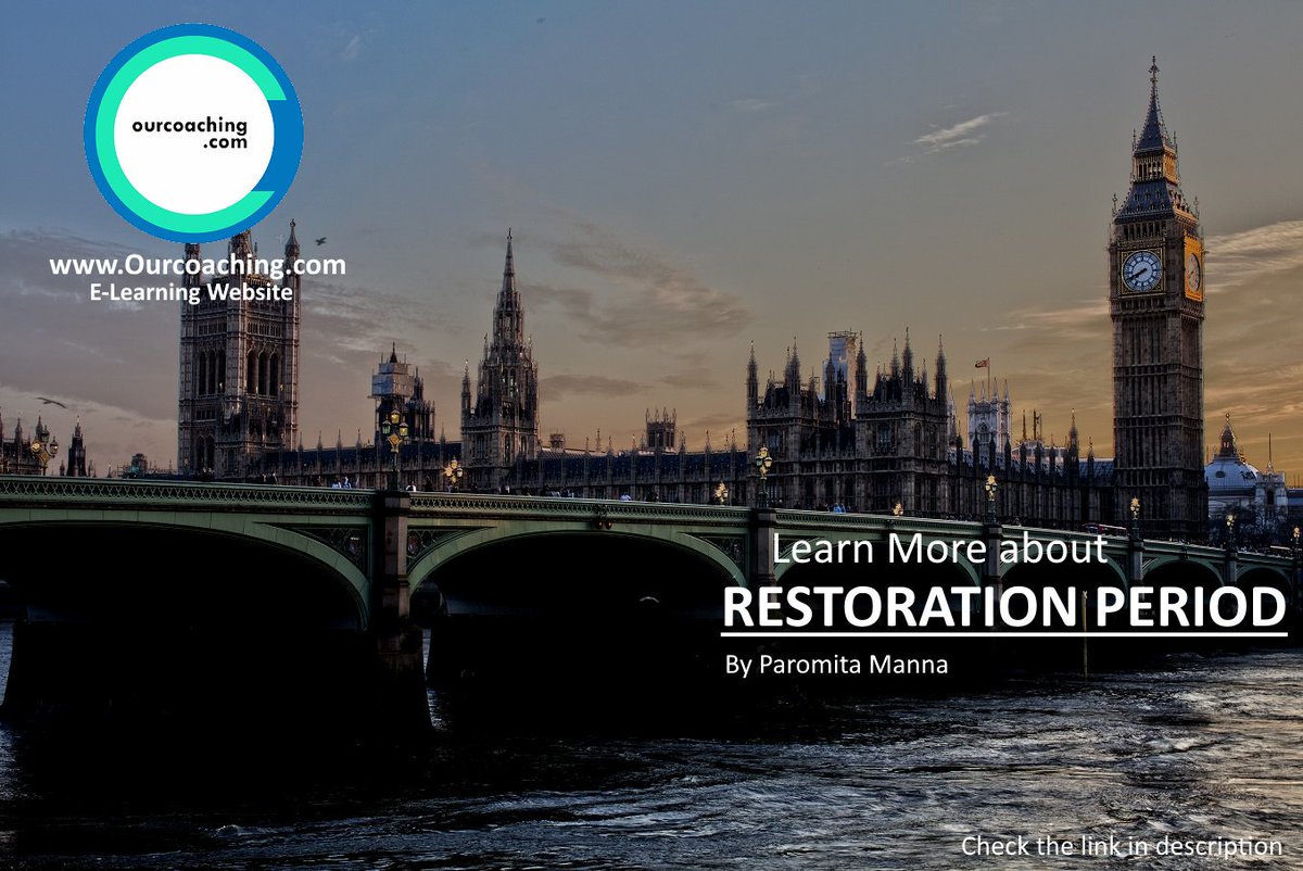 ourcoaching_web's tweet photo. Learn more about- RESTORATION PERIOD

https://t.co/DsSceC6RMf

By Paromita Manna: https://t.co/tb0hdKTH3y

#ELearning #onlineCourses #OnlineTutorials #OnlineInstructor #education #history #RestorationPeriod #Charles2 #AmericanRevolution #IndustrialRevolution https://t.co/1ZXvHfwuWs